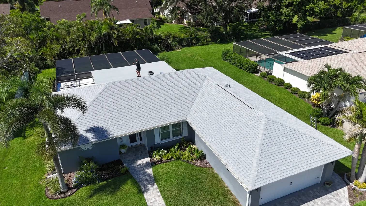 Shingle and Modified Bitumen Roof Replacement in Village Green